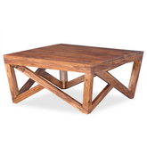The Attic Baltimore Wooden Coffee Table Honey